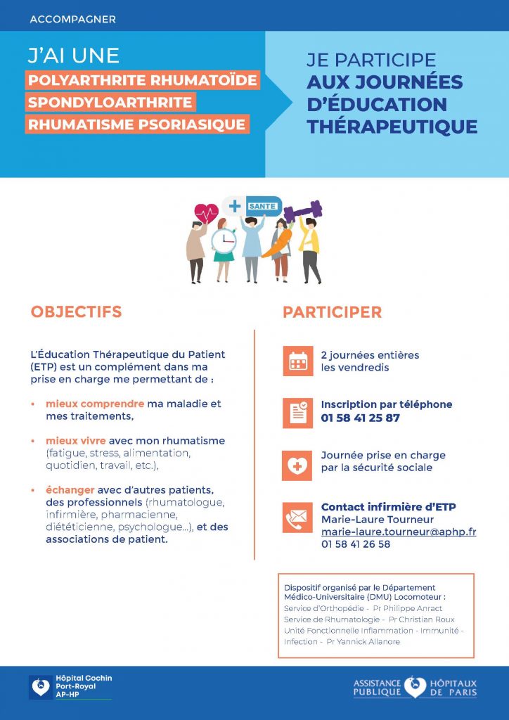 ETP patient polyarthrite rhumatoide